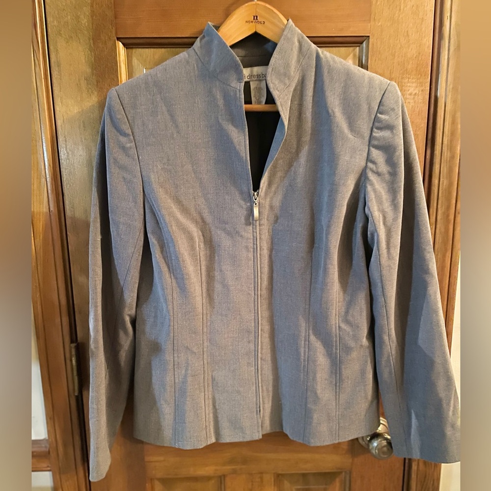 Dress Barn Gray Dress Jacket